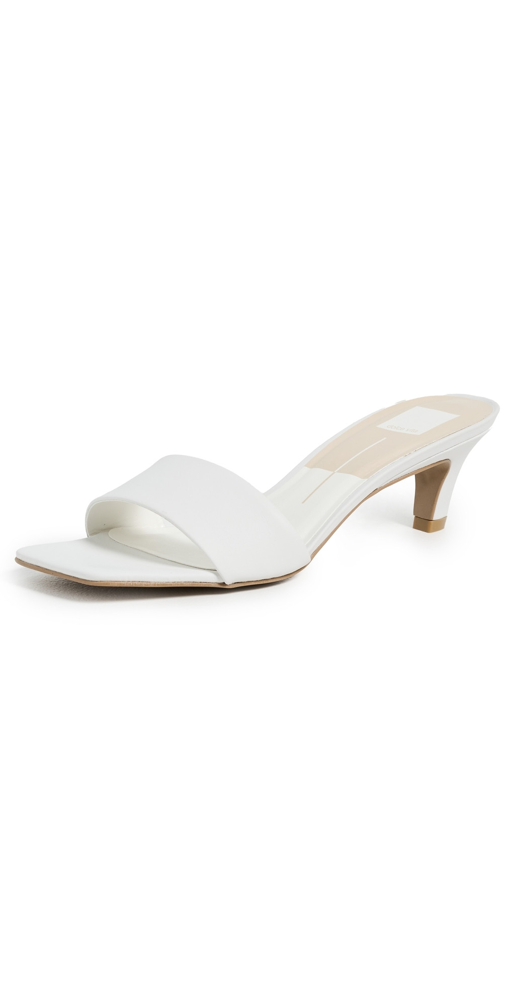 Dolce Vita Rexa Sandals True White Leather 5.5 | Shopbop