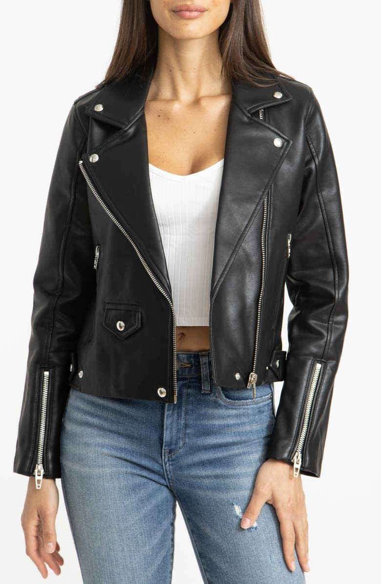 Faux Leather Moto Jacket | Nordstrom