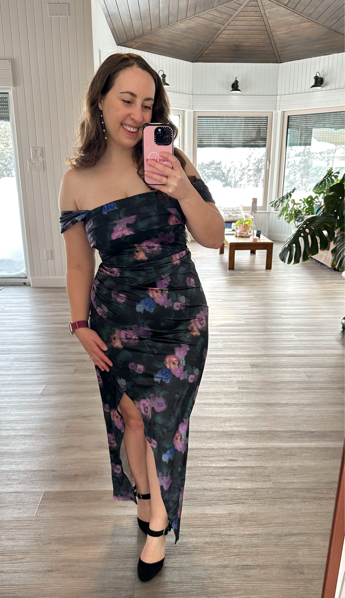 Valentines date night ready in this gorgeous off the shoulder dress from Popilush 💕 it has built in shapewear, bust support, and a silicone strip to stop it from slipping down. It does also have removable thin straps that match the dress if you don’t like going strapless! 

#LTKValentine #LTKootd #LTKMidsize