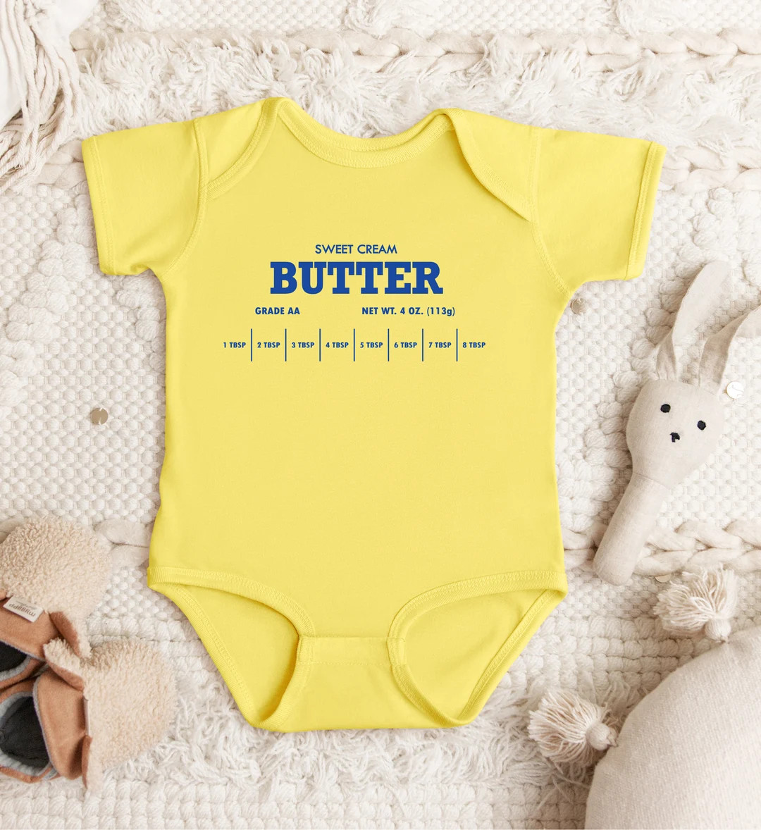 Baby Butter Bodysuit, Funny Baby Shirt, Baby Shower Gift, Pastry Chef Gift, Butter Lover Shirt, N... | Etsy (US)