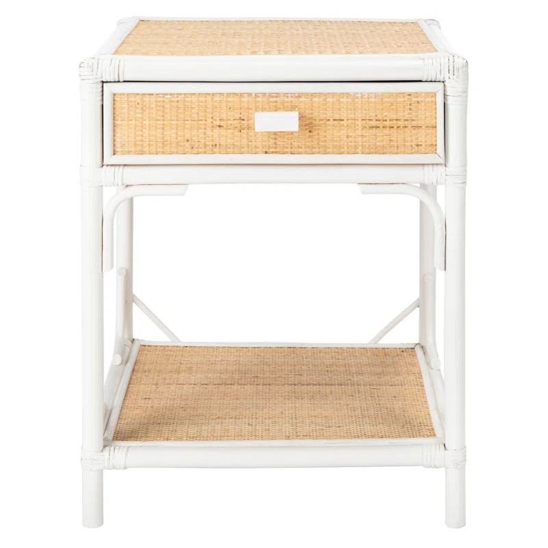 Boatner 1 - Drawer Wicker Nightstand | Wayfair North America