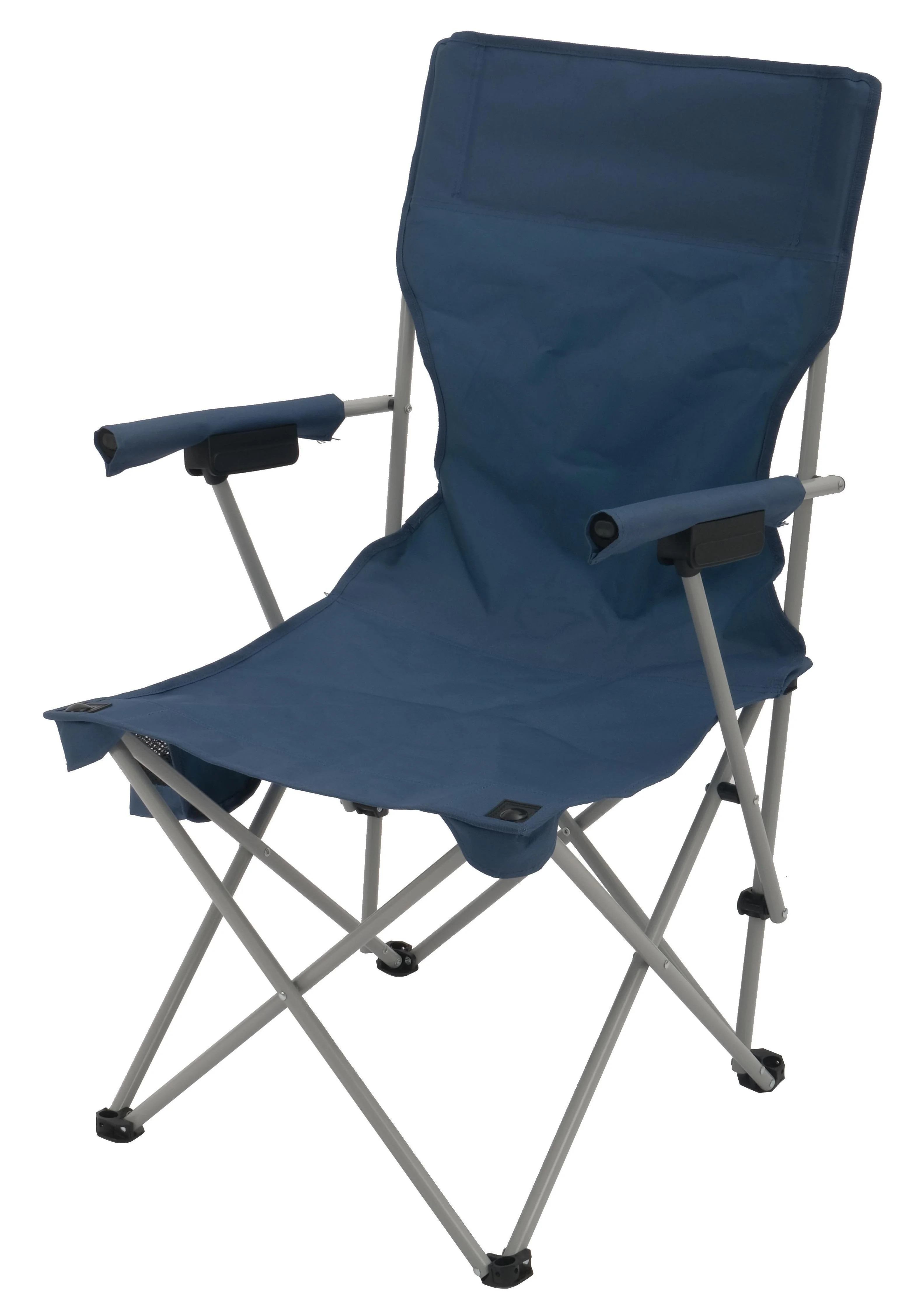 Ozark Trail Hard Arm Camping Chair with Durable Polyester Seat and Steel Frame, Portable with Cup... | Walmart (US)