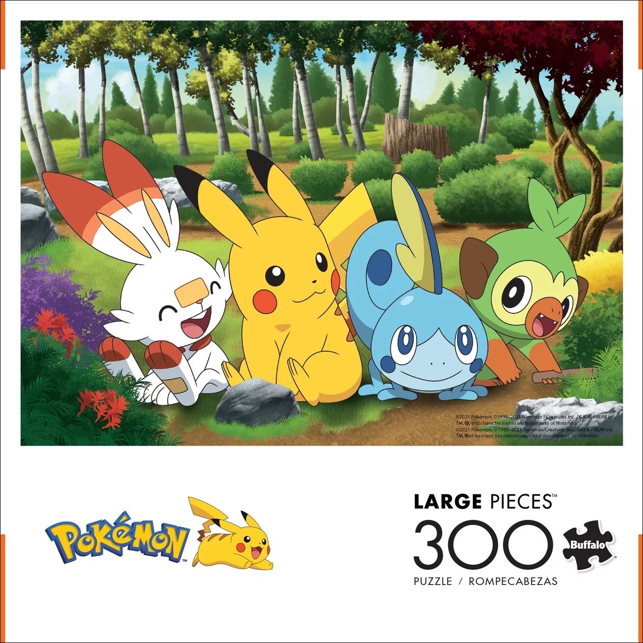 Buffalo Games 300-Piece Pokémon Galar Friends Interlocking Jigsaw Puzzle | Walmart (US)