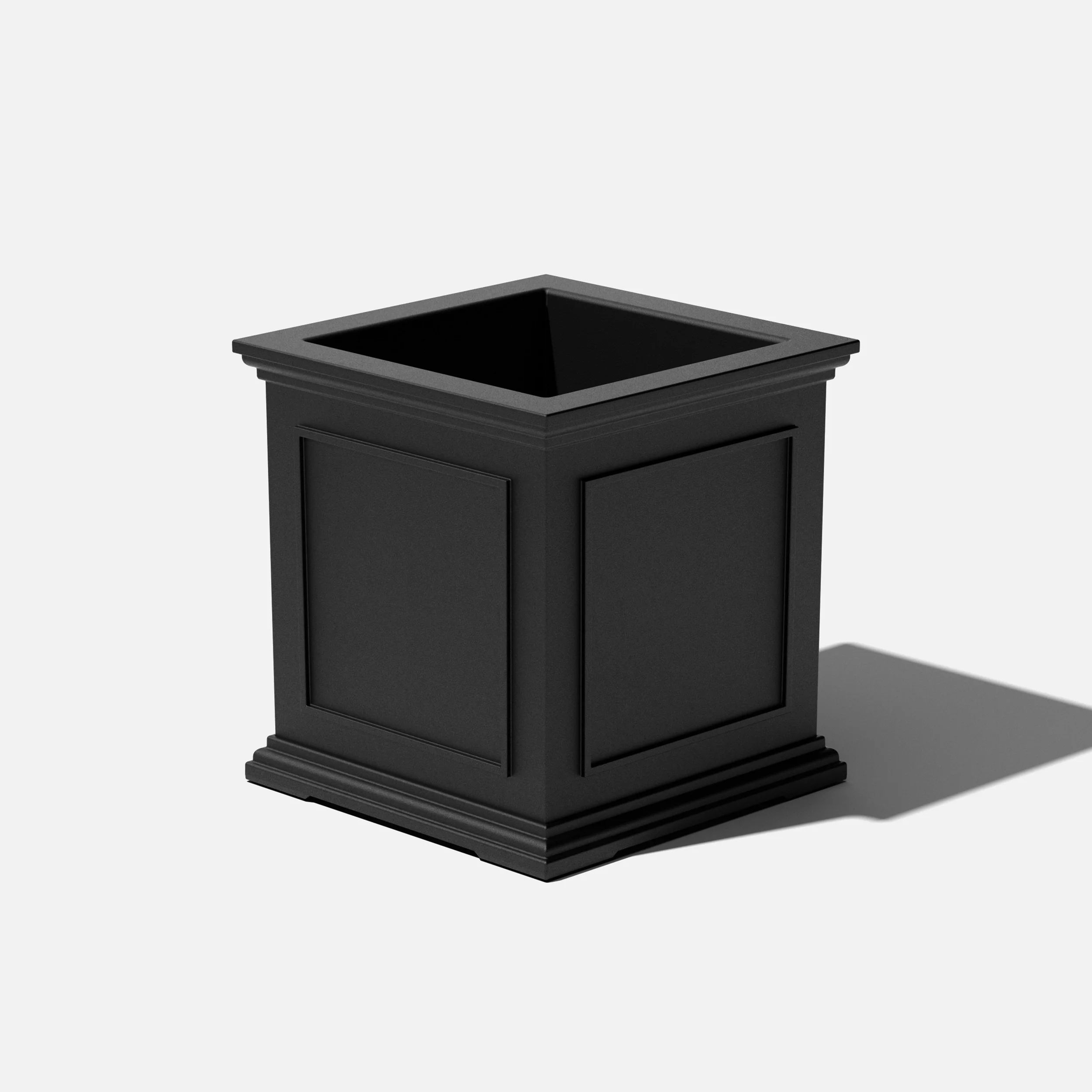 Veradek 19" x 19" x 21" Cube Black Plastic Plant Planter - Walmart.com | Walmart (US)