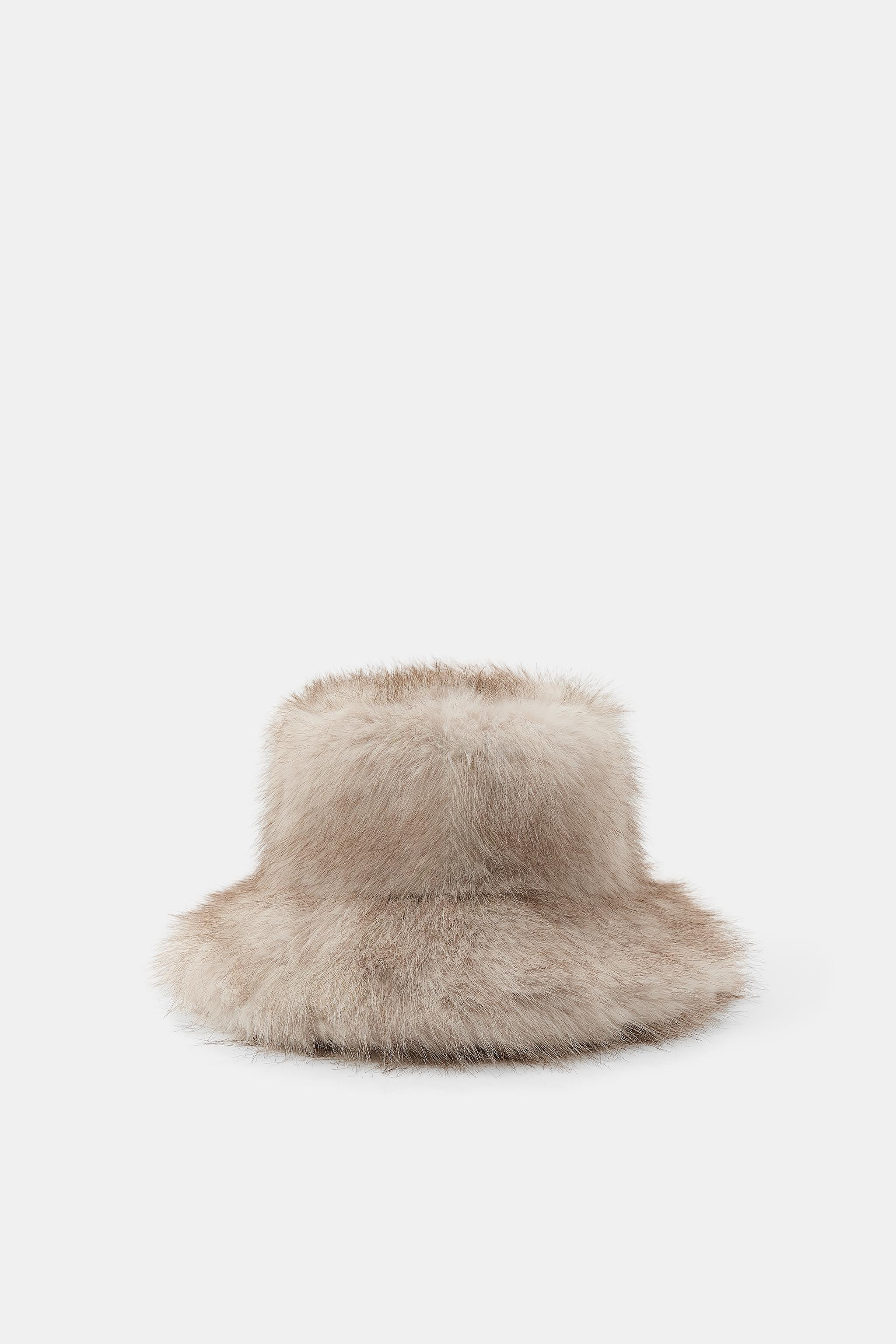 FAUX FUR BUCKET HAT | Zara US