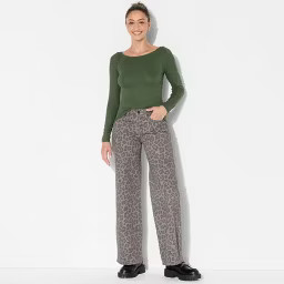 Women's Slim Fit Long Sleeve Round Neck T-Shirt - Wild Fable™ | Target