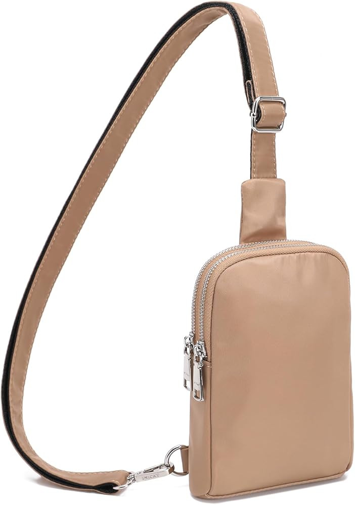 INICAT Nylon Small Crossbody Bags for Women 1L Sling Bag for Men Shoulder Bag Fanny Pack Travel E... | Amazon (US)