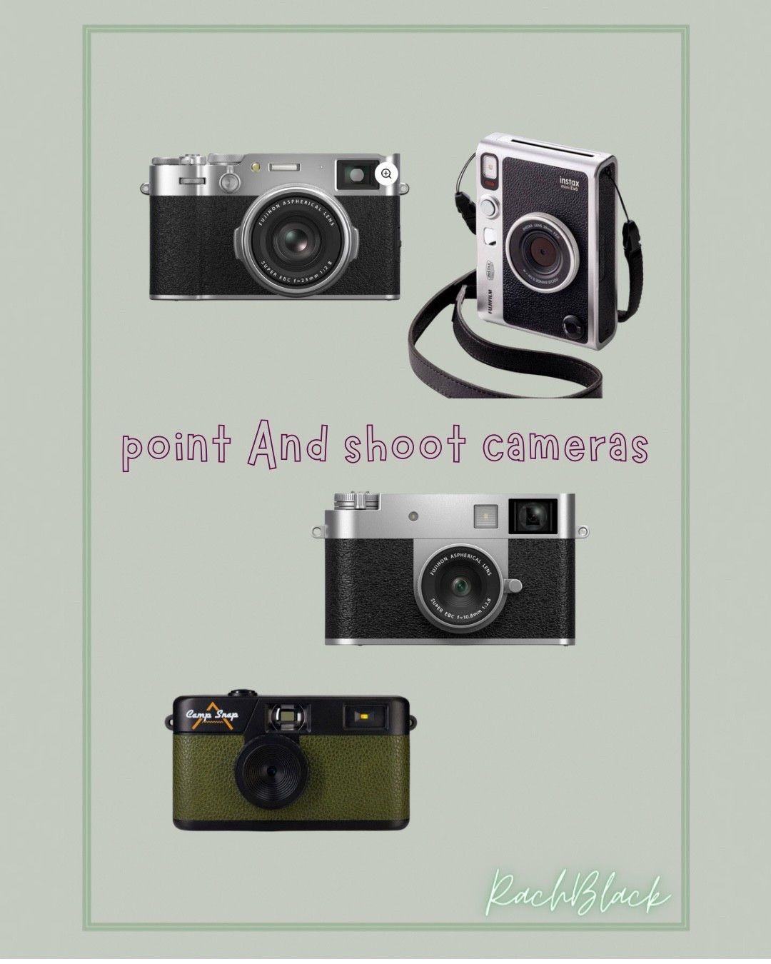 Point and shoot cameras at various price ranges #photography #vintagefilm #cameras