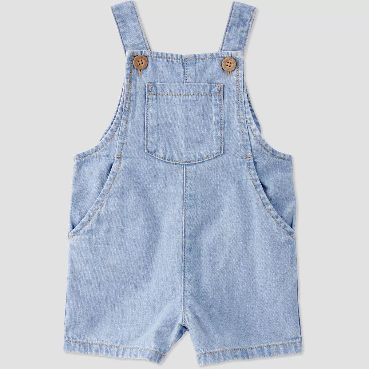 Little Planet by Carter’s Organic Baby Chambray Shortalls | Target