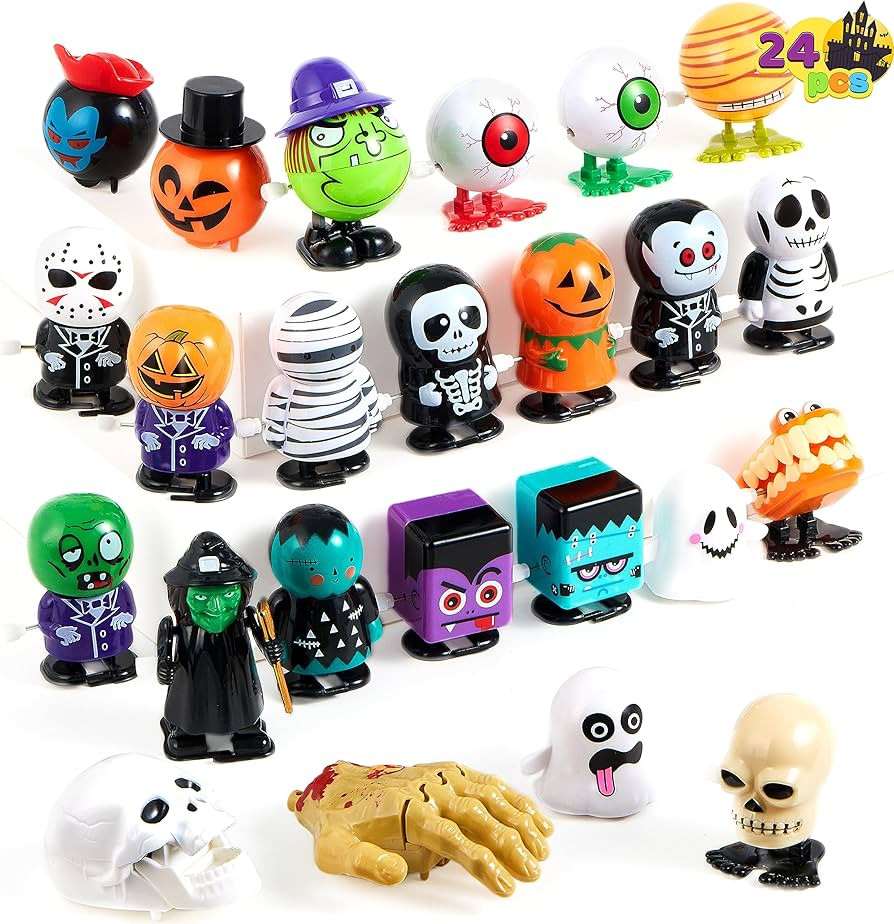 JOYIN 24 PCS Halloween Wind Up Toys for Kids Gifts, Wind Up Toys for Halloween Party Favors Decor... | Amazon (US)