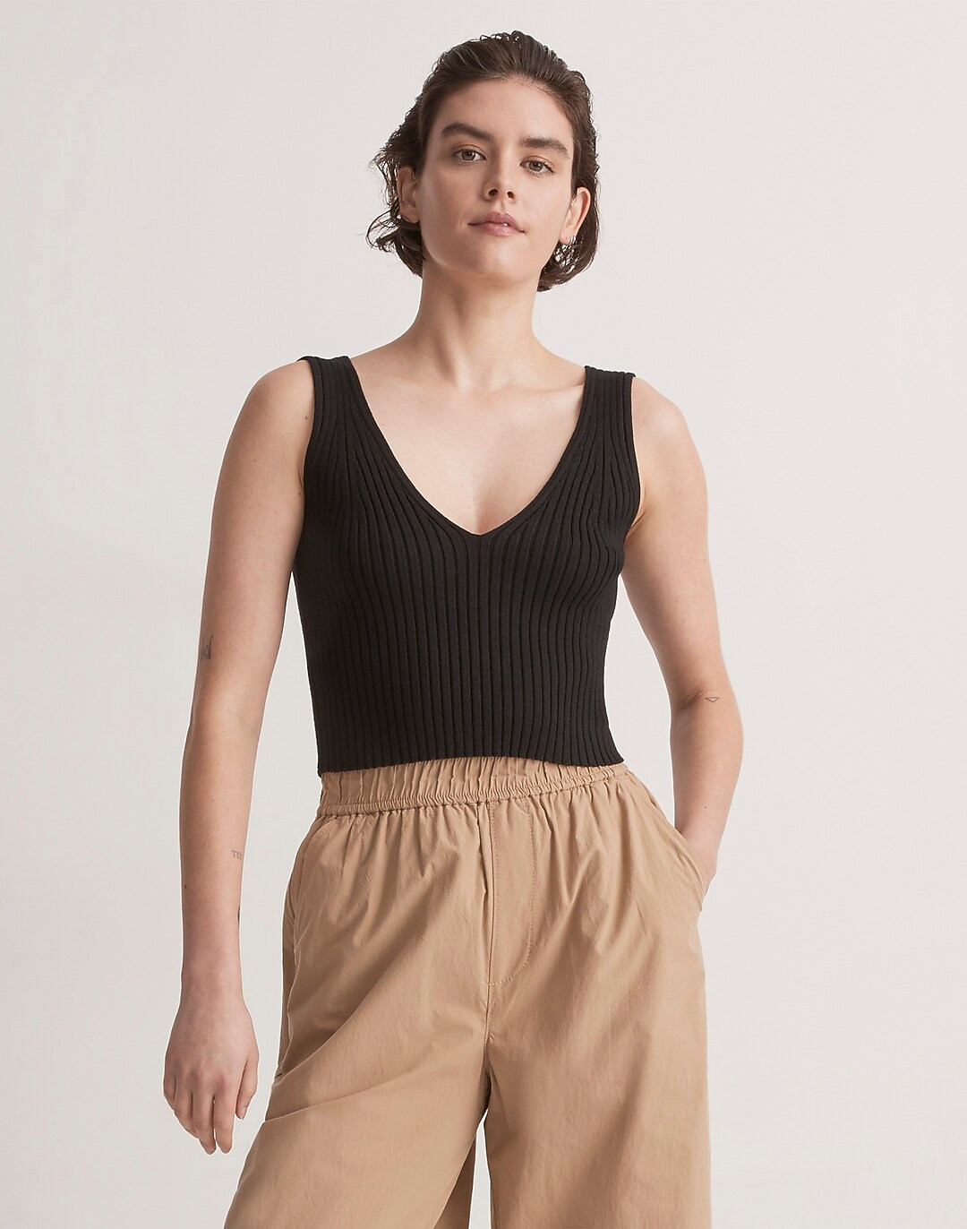 V-Neck Sweater Tank | Madewell