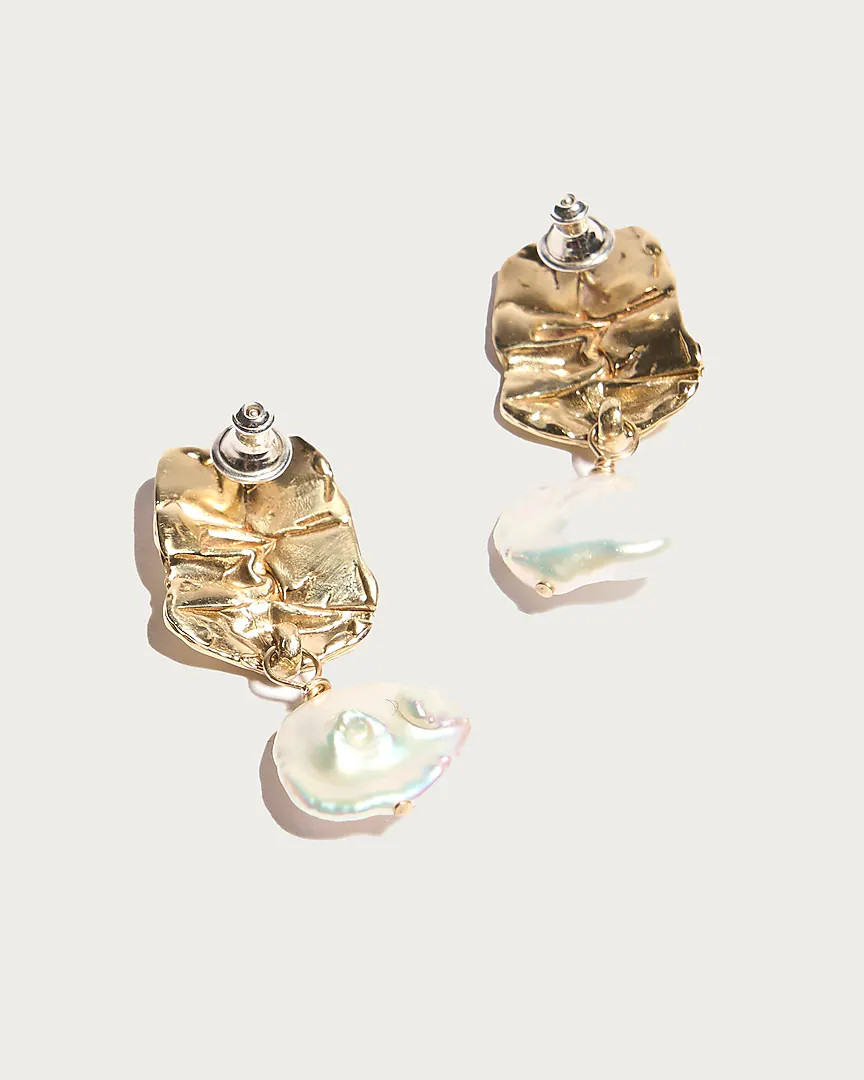 Odette New York® fender pearl earrings | J. Crew US