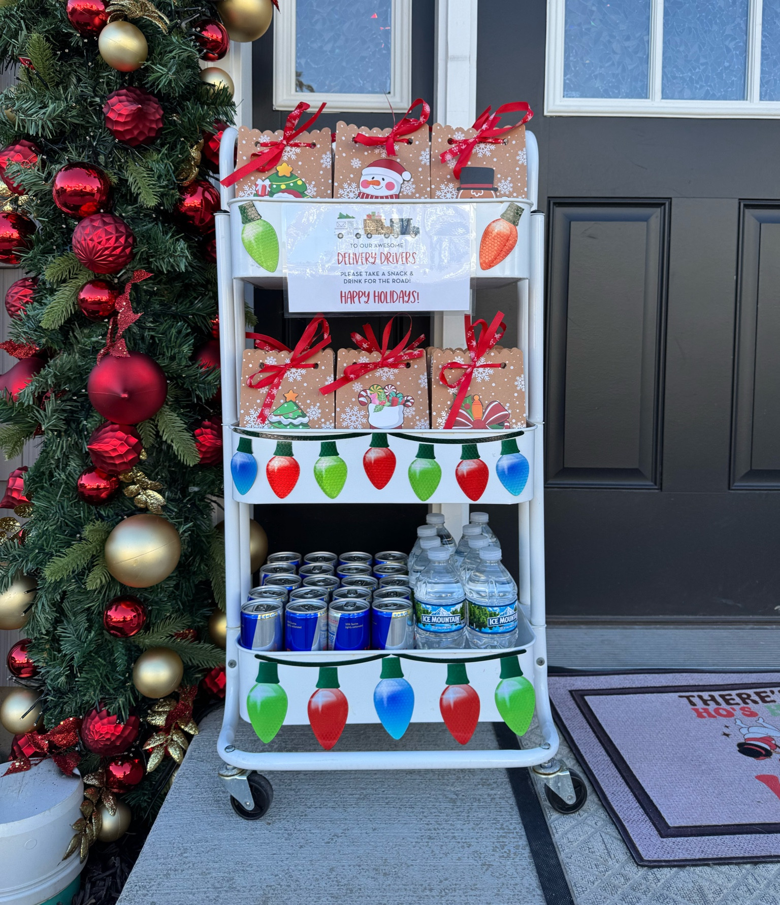 Christmas Delivery Driver snack cart 📦✨🎄❤️

#LTKSeasonal #LTKGiftGuide #LTKHoliday