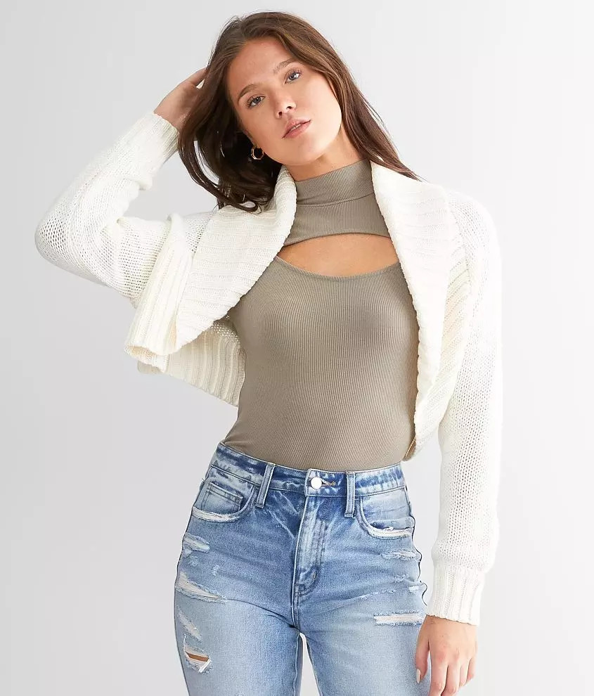 Cropped Cardigan Sweater | Buckle
