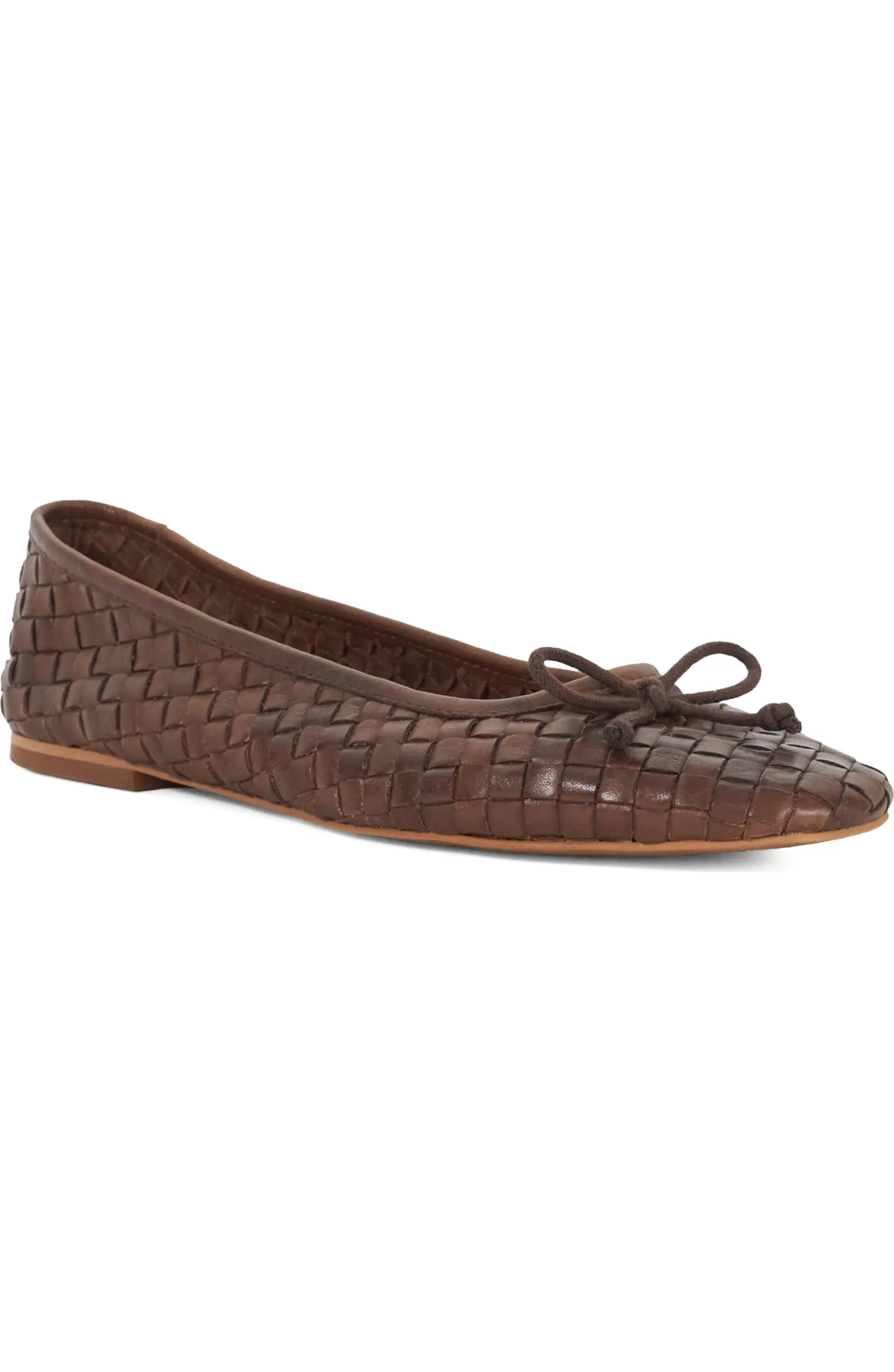Heat Leather Ballet Flat (Women) | Nordstrom