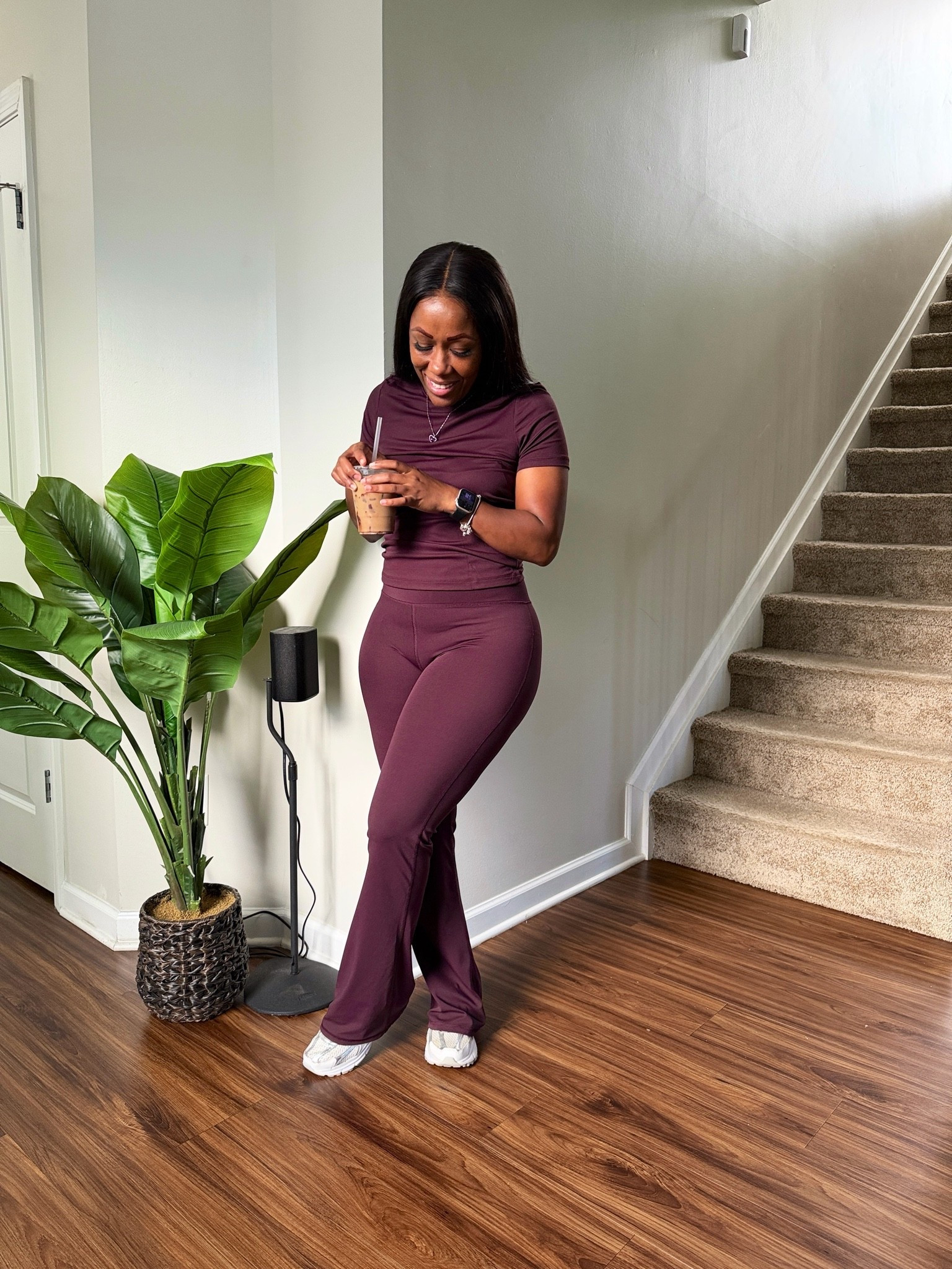 Avia short sleeve activewear top for a casual athleisure outfit