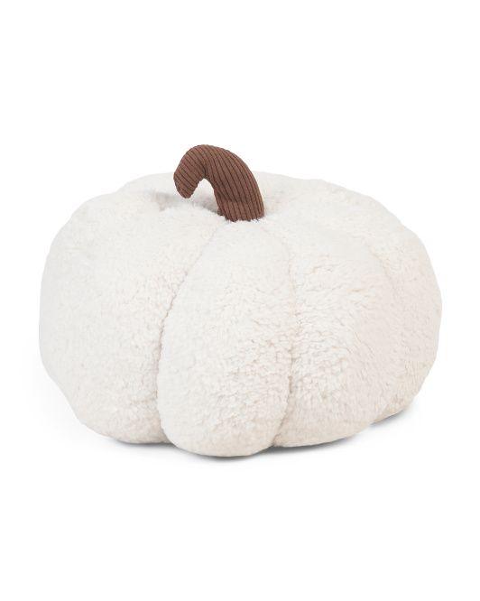 Sherpa 3d Pumpkin | TJ Maxx