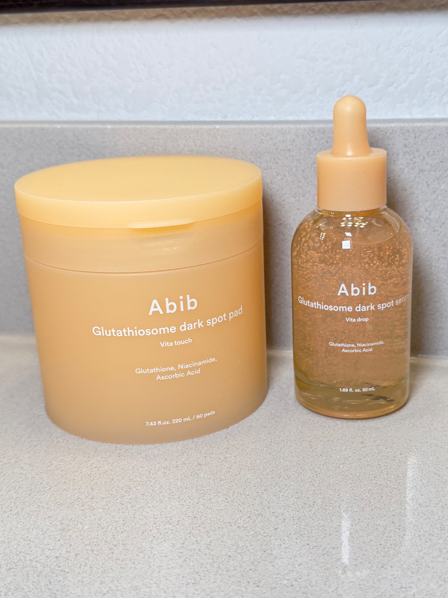 Flawless Glow Routine Use together to reduce hyperpigmentation more effectively Glutathiosome Pad and Glutathiosome Serum from @abib.global 

#LTKFindsUnder50 #LTKOver40 #LTKBeauty