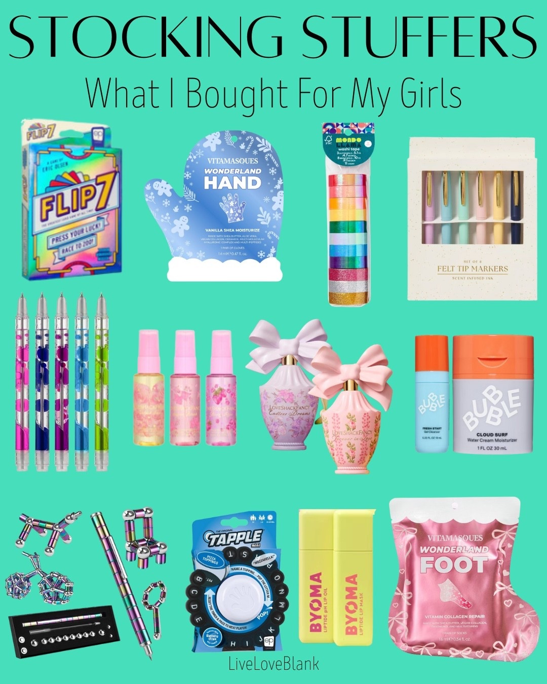 Stocking stuffers for my girls! 
Holiday gift ideas 

#LTKHoliday #LTKselfcare #LTKKids