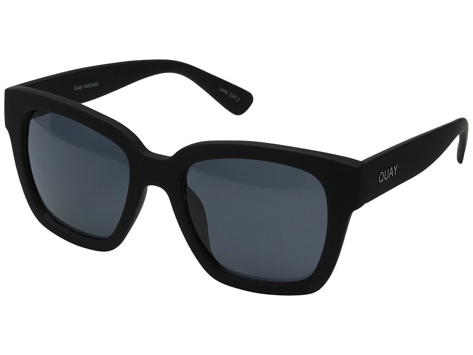 QUAY AUSTRALIA - Neerim (Black/Smoke) Fashion Sunglasses | Zappos