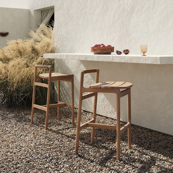 Caton Outdoor Bar & Counter Stools | West Elm (US)