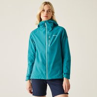 Regatta Women's 'Birchdale' Waterproof Shell Jacket in Turquoise | Size: 10 | Debenhams UK