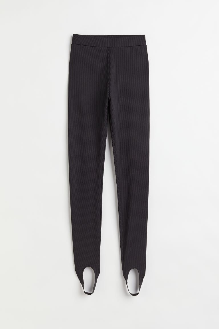 Ribbed Stirrup Leggings | H&M (US)