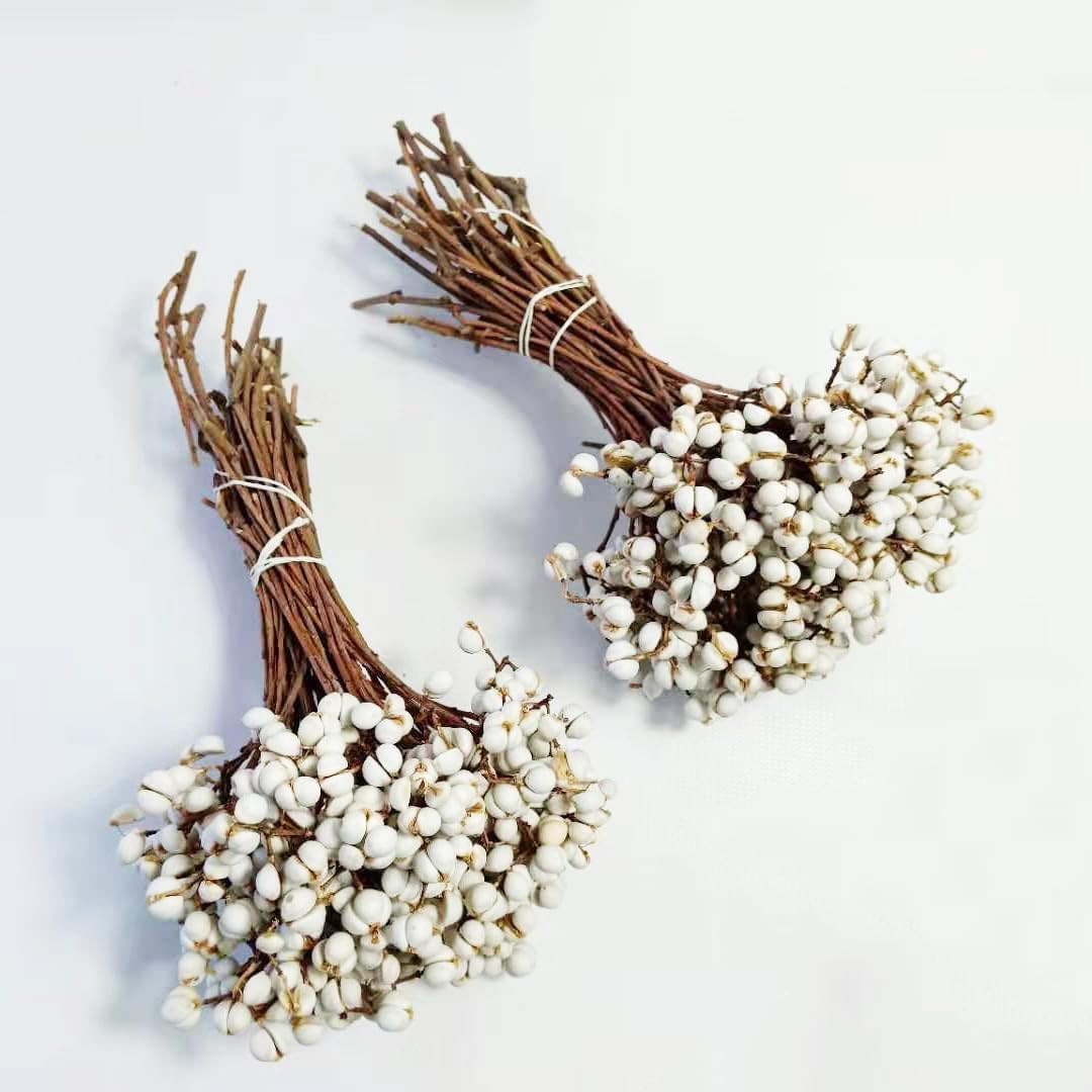 Tallow Berries Dried, Natural Stem Wedding Floral Décor White Tallow Berries Dried Flower Dried ... | Amazon (US)