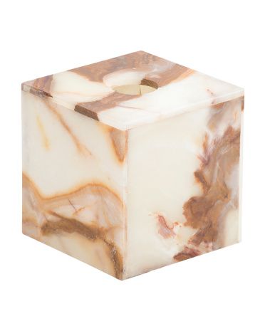 Marble Tissue Box Cover | Bed & Bath | Marshalls | Marshalls