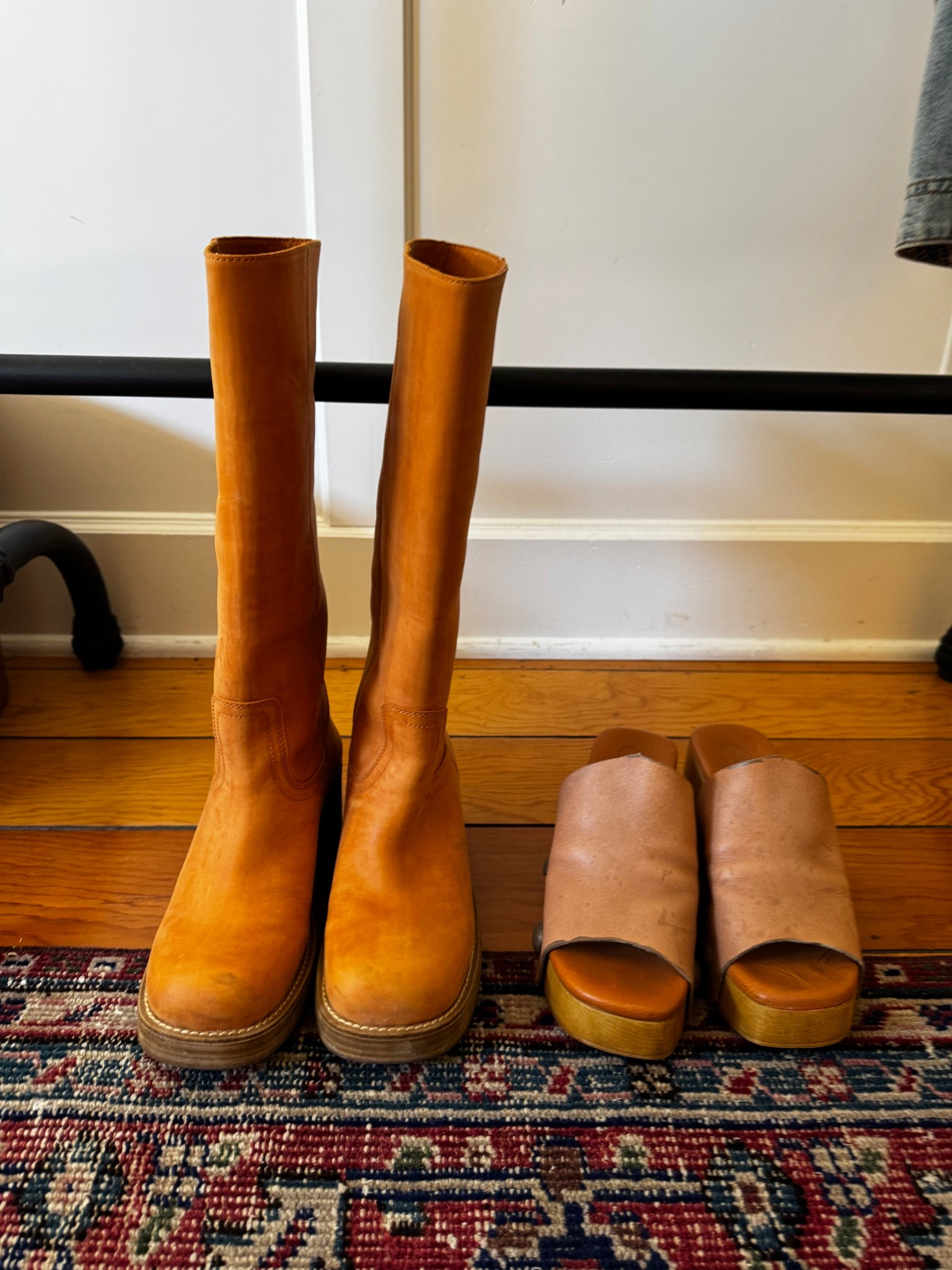 Either of these with a miniskirt 