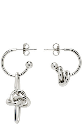 Silver Daria Earrings | SSENSE