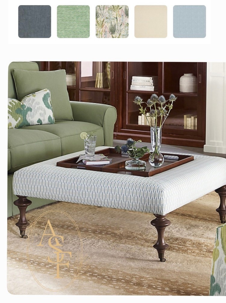 Ottoman/several fabric Optiins