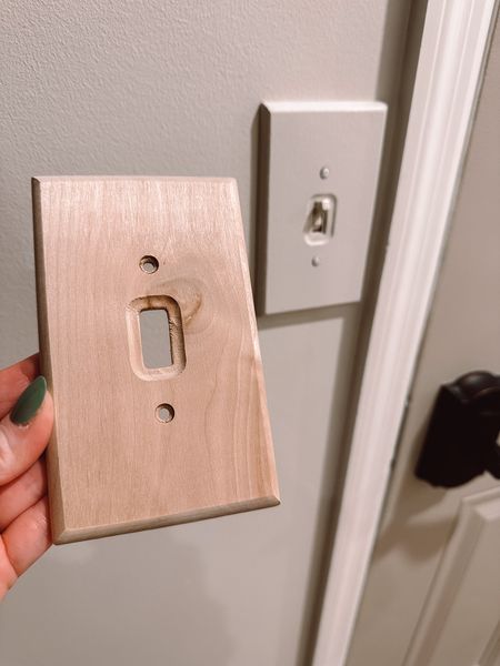 Wooden outlet covers that I painted the same color as our walls! The quality is so good !!!

#LTKhome #LTKfindsunder50 #LTKstyletip