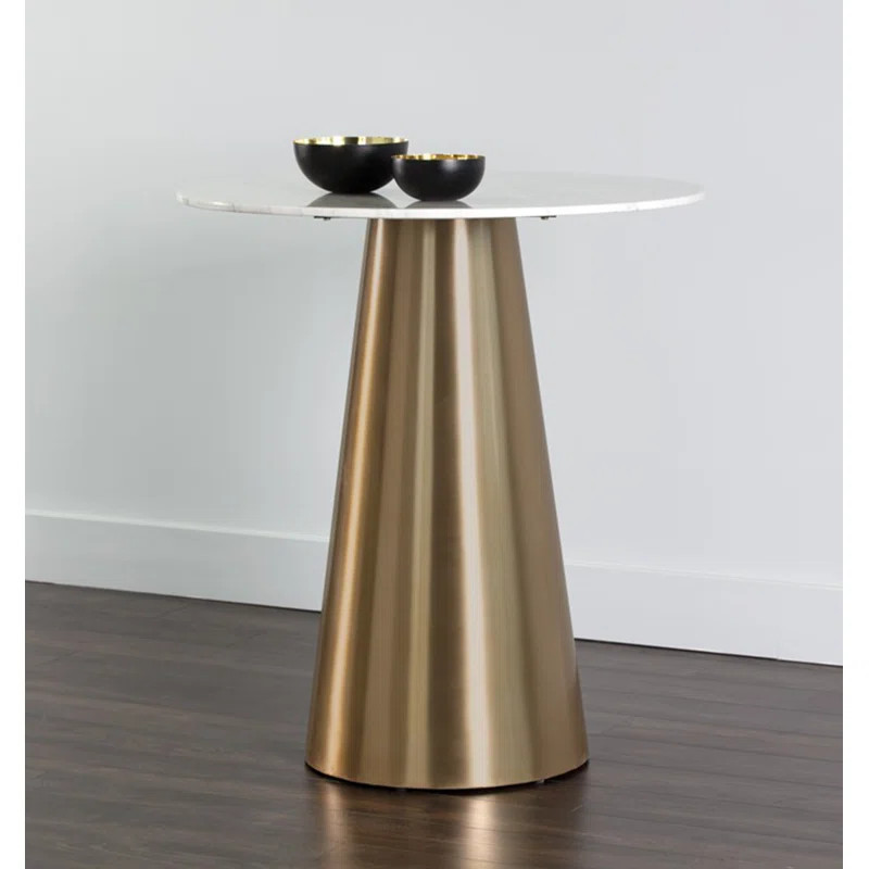 Lazenby Counter Height 35.5'' Pedestal Dining Table | Wayfair North America