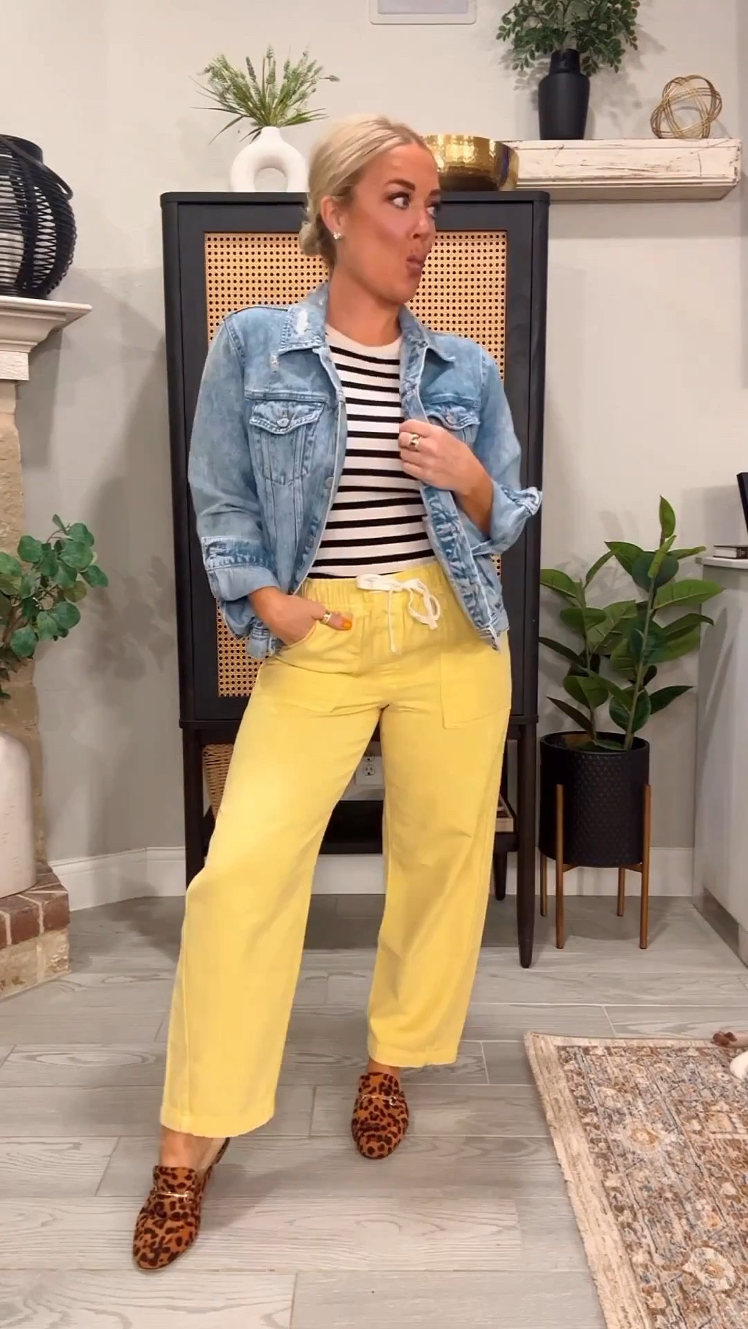 My favorite pull on denim pants are 50% off - I prefer size small 