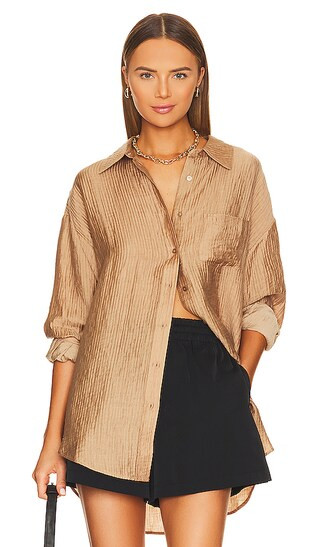 Tio Shirt in Butterscotch | Revolve Clothing (Global)