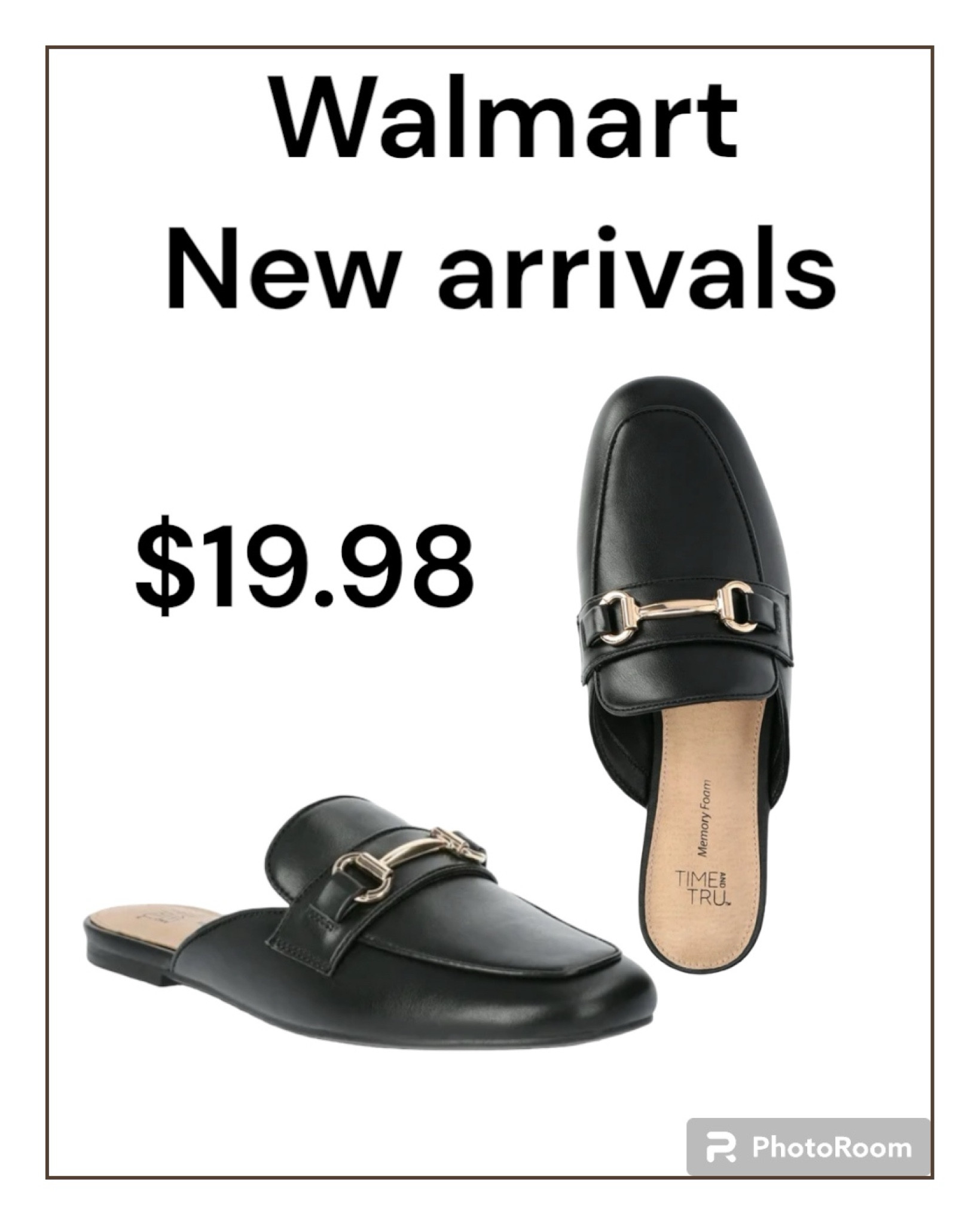 Walmart new Fall arrivals. Cute black mule shoes. Designer inspired. 

#mules
#shoes

#LTKshoecrush #LTKfindsunder50
