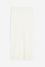 Rib-knit Pencil Skirt | H&M (US + CA)