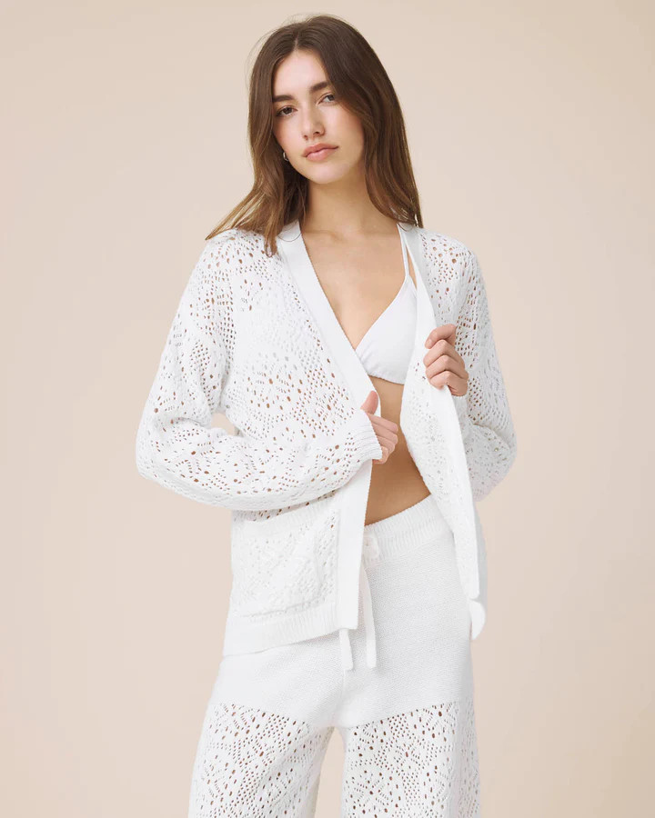 Beckham Crochet Open Cardigan | Splendid