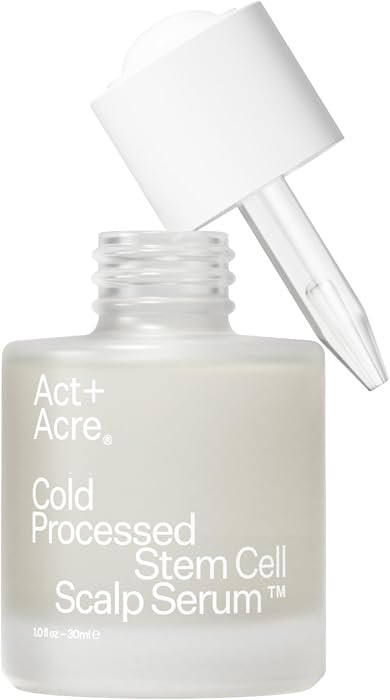 Act+ Acre, Stem Cell Scalp Serum, Reduces Shedding, 1 fl oz | Amazon (US)