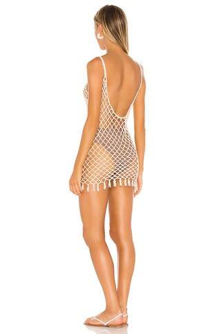 superdown Alana Open Knit Dress in Toast from Revolve.com | Revolve Clothing (Global)