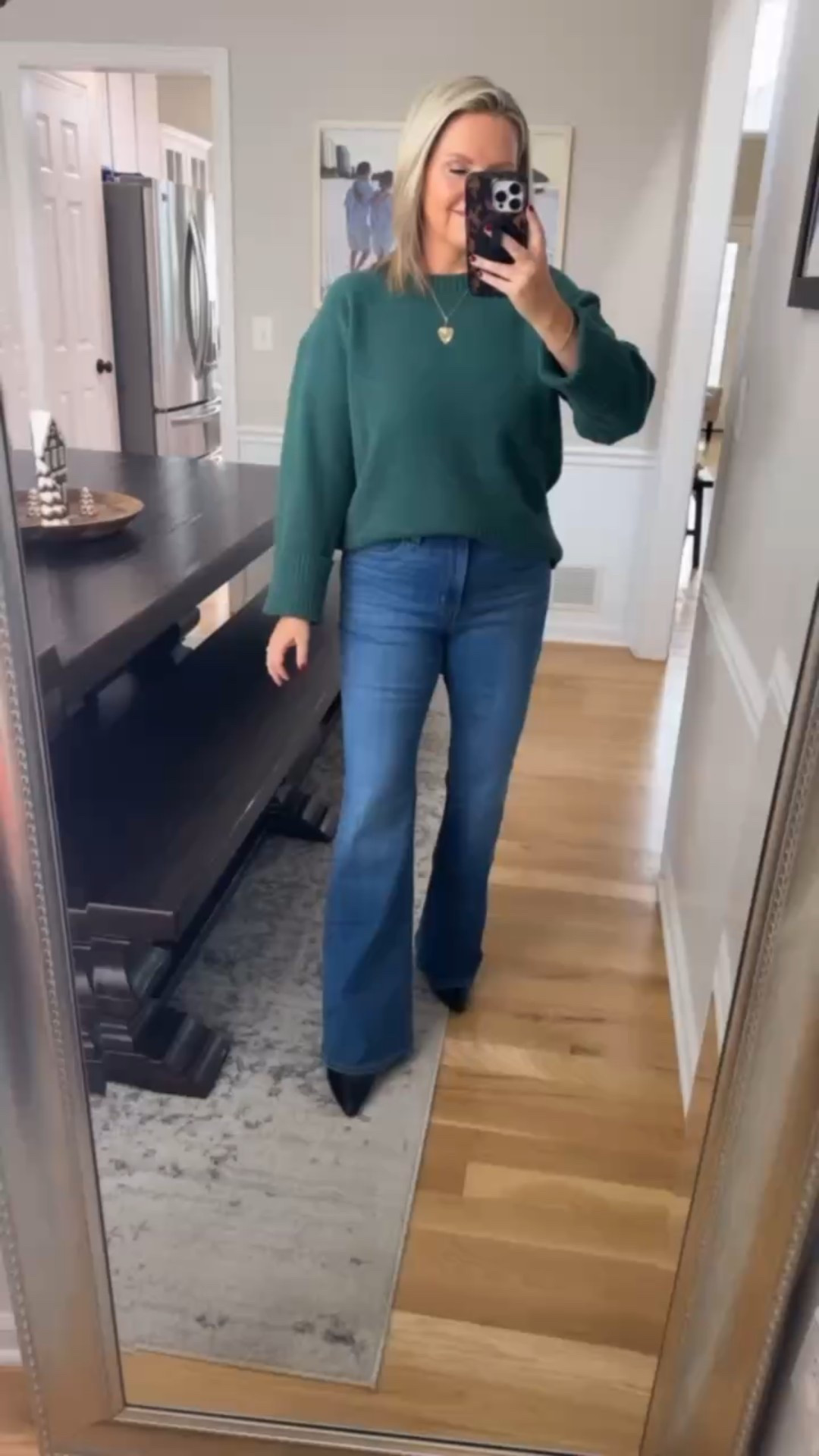 I can see why this outfit is a top seller on Amazon. These jeans are the absolute perfect flare jean fit and the sweater is so soft! Perfect sweater and jeans combo! 

Winter outfit Winter style Amazon finds 

#LTKSeasonal #LTKFindsUnder50 #LTKOver40