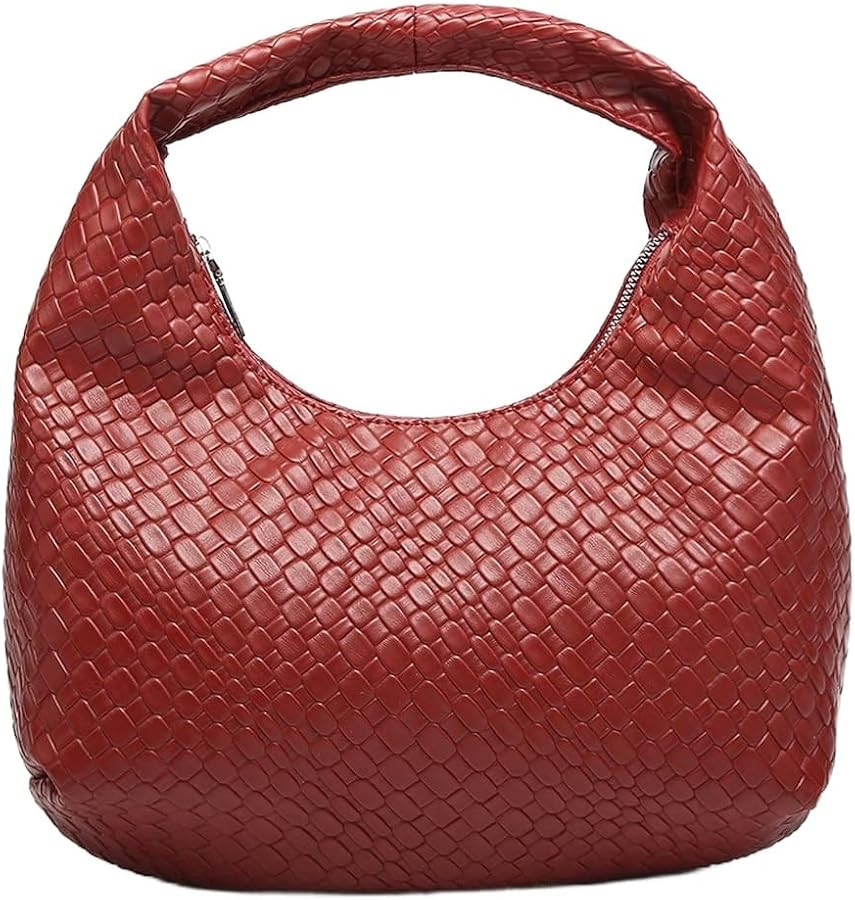 Floerns Women's Vintage Leather Tote Shoulder Handbag Top Handle Hobo Bag | Amazon (US)