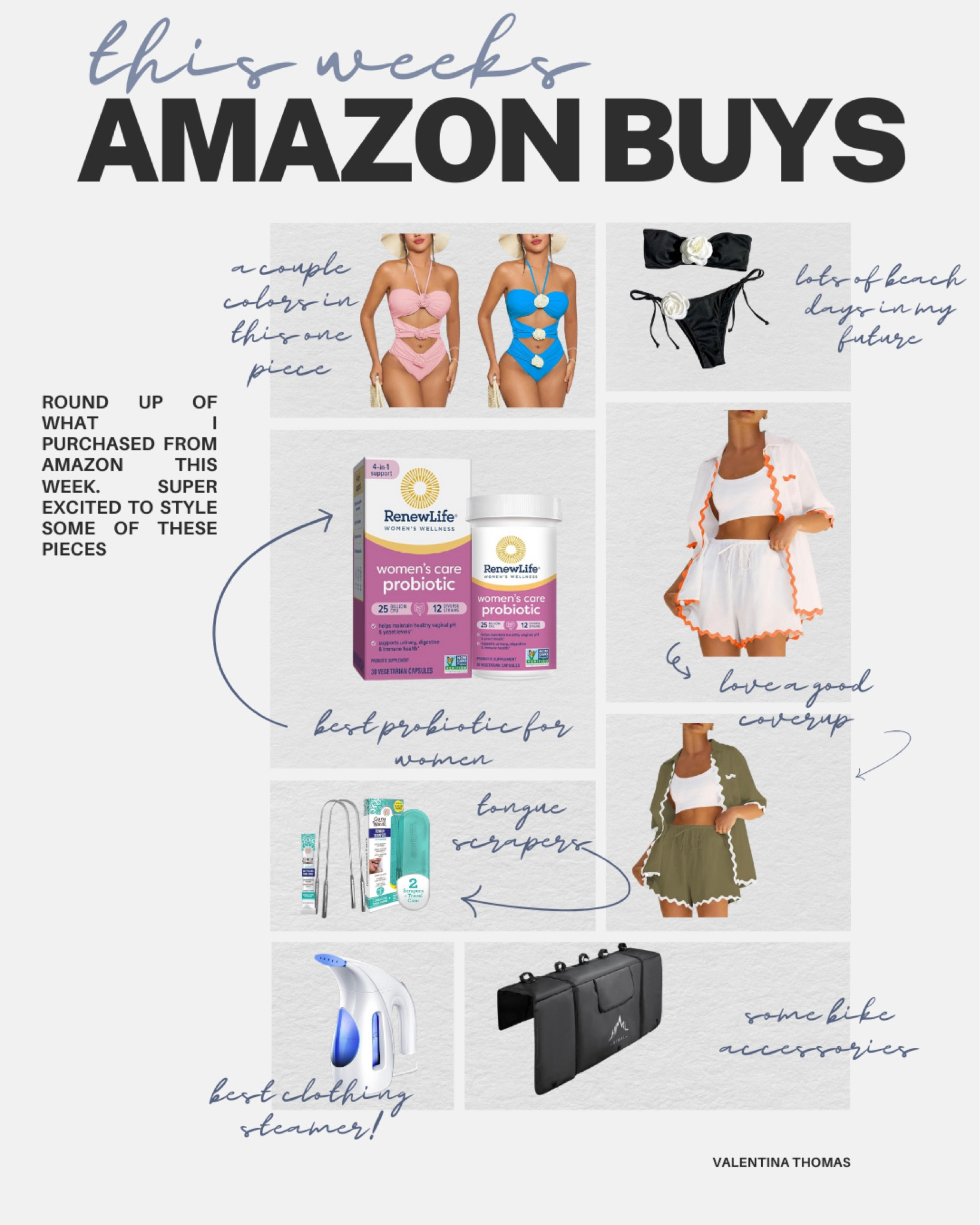 The weekly roundup of Amazon purchases! Summer outfits, house essentials, & some beauty! 👏🏻🫶 

#LTKswim #LTKfindsunder50 #LTKtravel