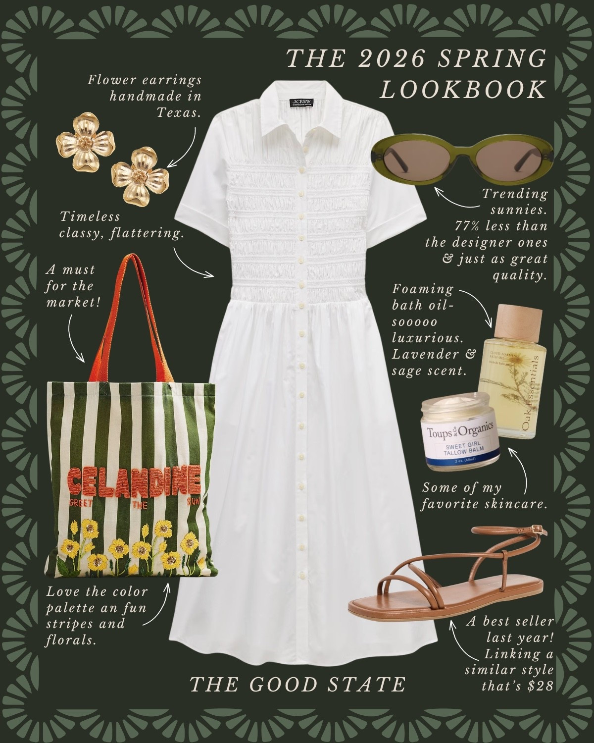 Hello my bright and beautiful girlies!! This collection is for you💛 This is for the Springtime girlies coming more and more alive as the weather warms up. For the ones who get giddy when they see flowers blooming and who embrace Spring showers…because it means they get to wear their favorite rainboots. This is for the ones living in flowy dresses all season. For the ladies layering alllllll the happy colors and fun prints and patterns. This is for the farmers market girlies living their best life with an iced matcha latte in one hand, lavender macaron in the other and a bouquet of fresh flowers in their market tote. For the ones with sun-kissed skin from gardening all weekend. For the ones loving every hue of sunshiney yellow. For the floral wearers, gingham enthusiasts and the girlies who always have a picnic blanket in their car. For the gals with a collection of fun neck scarves and the one who loves a woven sunhat. This is for you my Springtime girlies. May you embrace all the happy colors and sunshiney days that this season holds☀️


#LTKActive #LTKSaleAlert #LTKootd