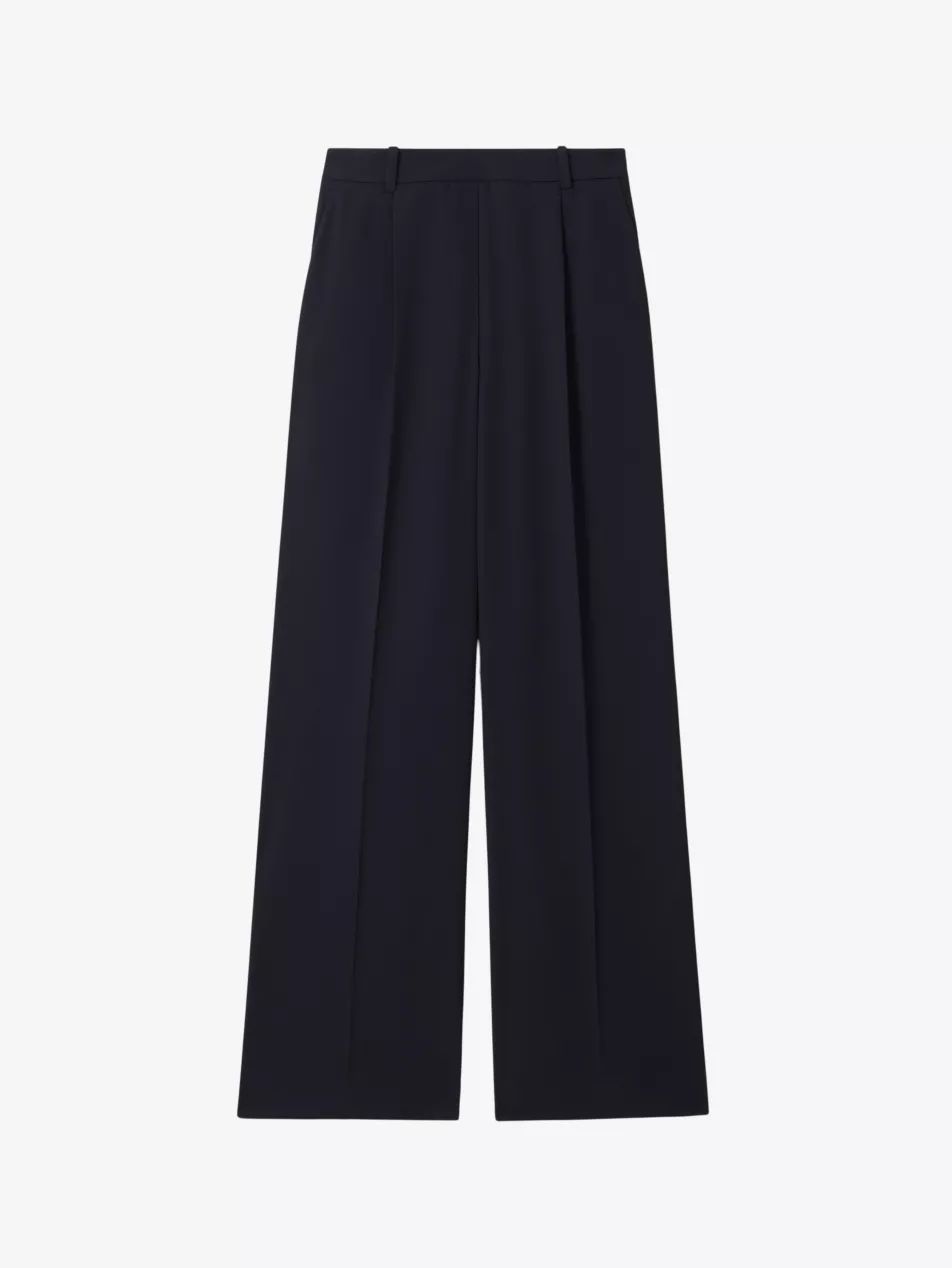 Eden wide-leg mid-rise woven trousers | Selfridges