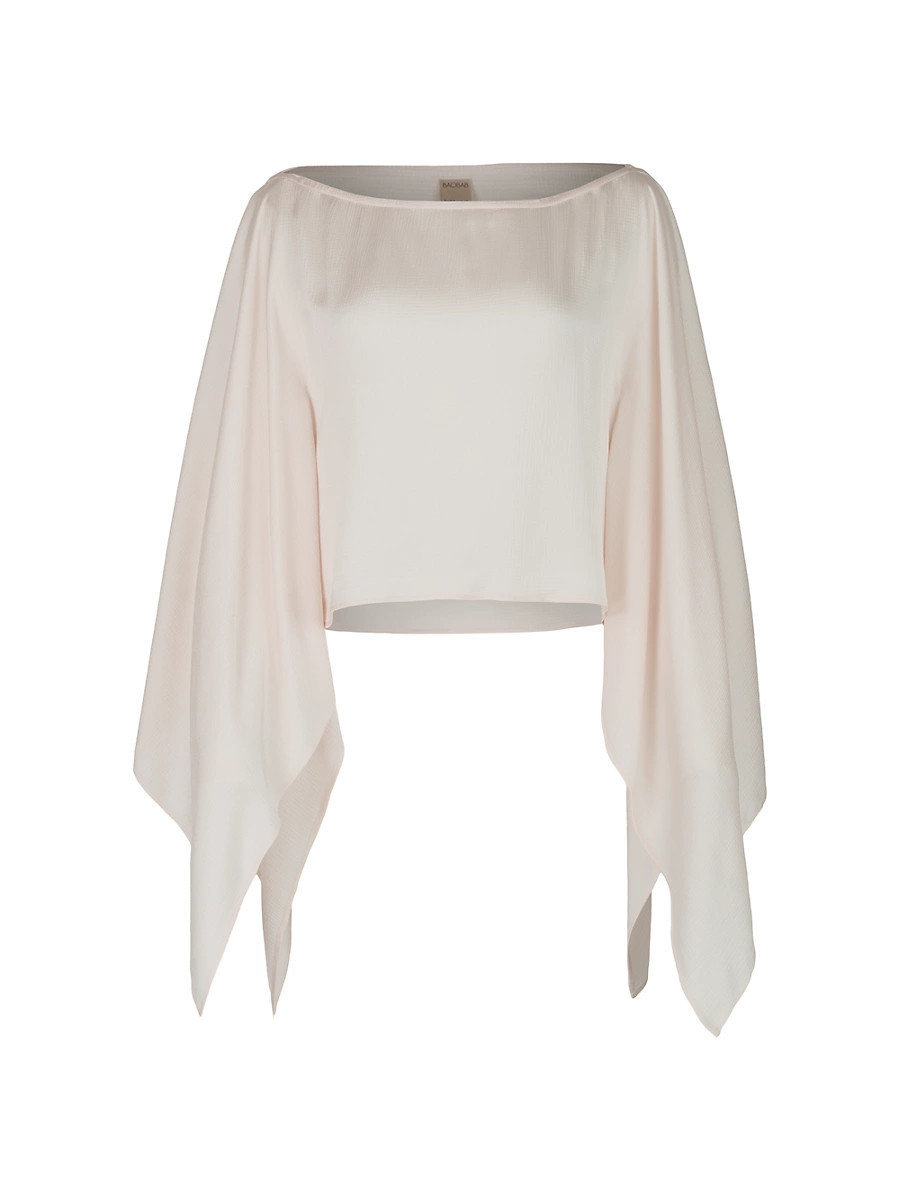 Women's La Vila Cala Draped Top - Egret - Size Medium | Saks Fifth Avenue