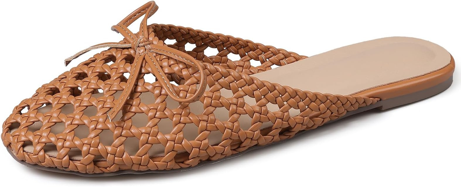Women's Mesh Mules Breathable Slip-On Net Flats Lightweight Mesh Ballet Flats for Women for Casua... | Amazon (US)