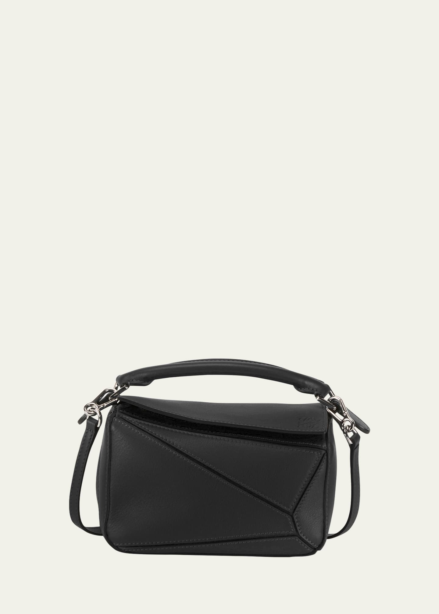 Loewe Puzzle Mini Top-Handle Bag in Leather | Bergdorf Goodman