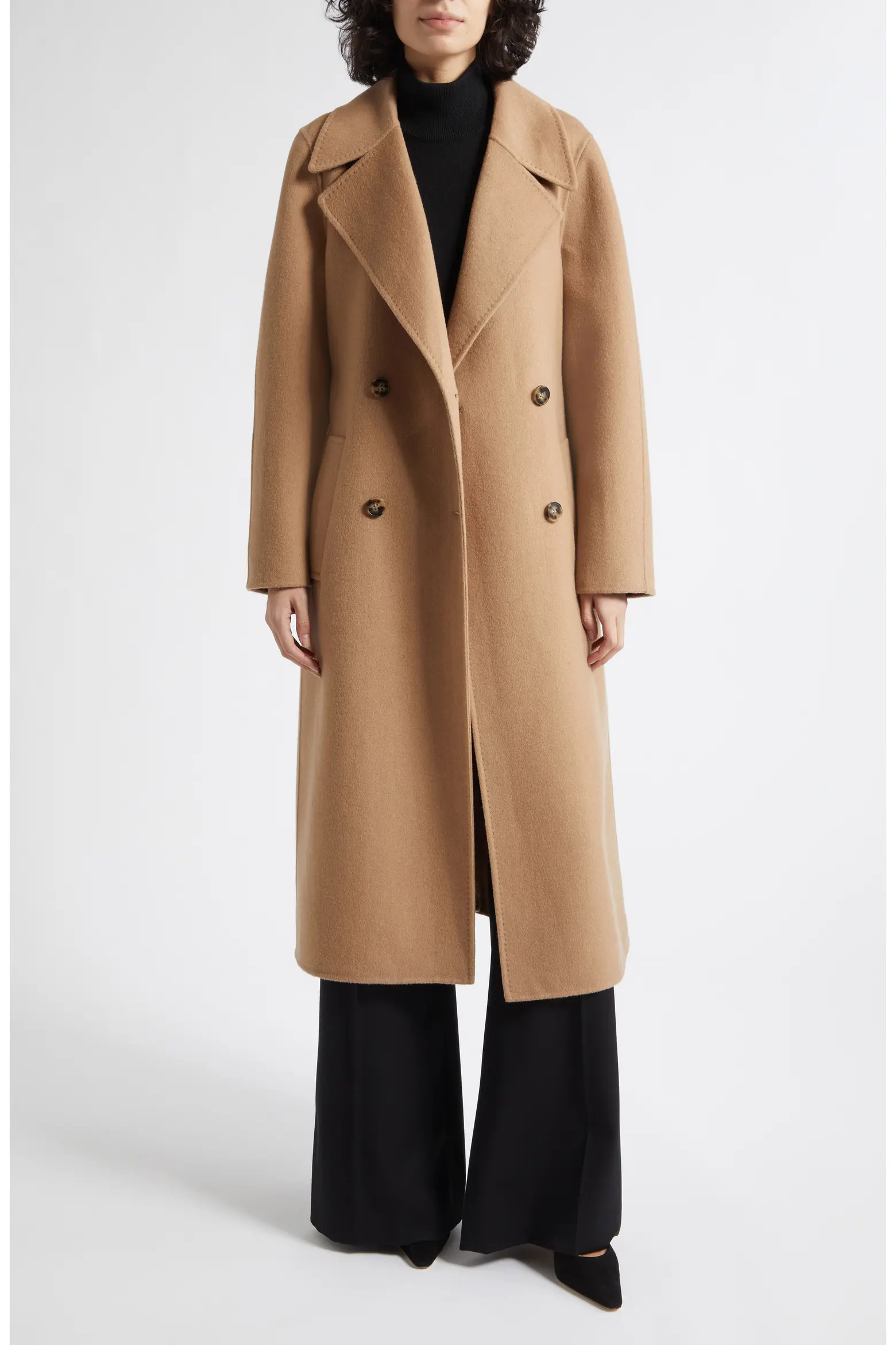 Rene Wool Blend Double Face Coat (Women) | Nordstrom | Nordstrom